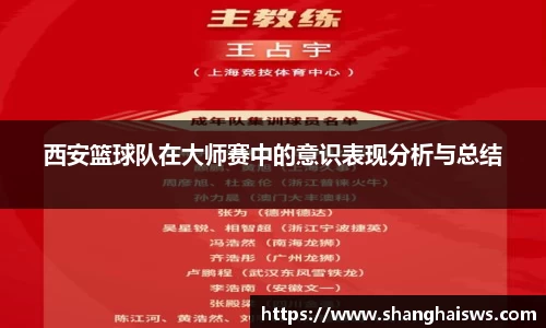 西安篮球队在大师赛中的意识表现分析与总结